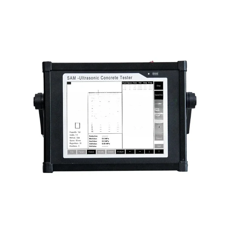 2 Passages Non-metallic Ultrasonic Tester Pile Integrity And Crack Detection