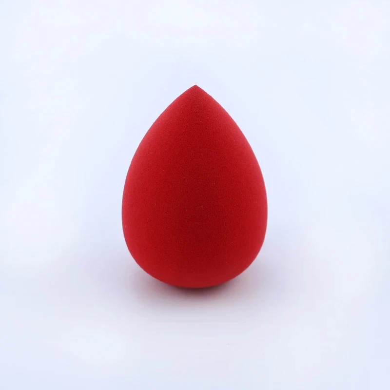 جودة عالية فقط شعار مخصص على التعبئة والتغليف لا النقش الإسفنج لطيف غير اللاتكس لينة خلاط البيض الوجه الإسفنج مع علبة بلاستيكية