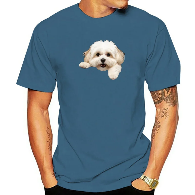 

Dog Print, Fun & Cheerful Round Neck T-Shirt, Great for Sporty Looks and Outdoor Activities