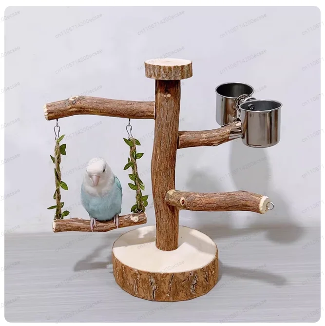 

Стойка-перекладина для попугаев Xuanfeng: напольная, от пола до потолка, для тренировок, с платформой и качелями, для клетки