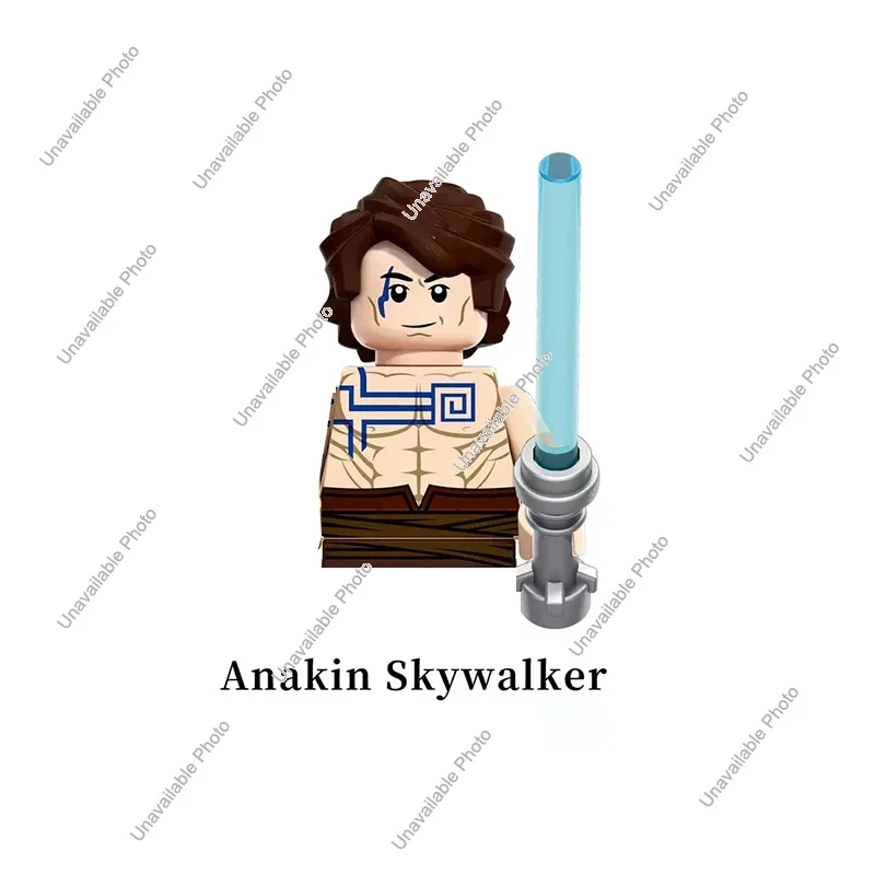 Hot Toys Anakin Skywalker Kit Fisto Darth Desolous Mini Figuras Bloques de Construcción Mandalorianos Ladrillos para Armar Figuras de Acción Juguetes