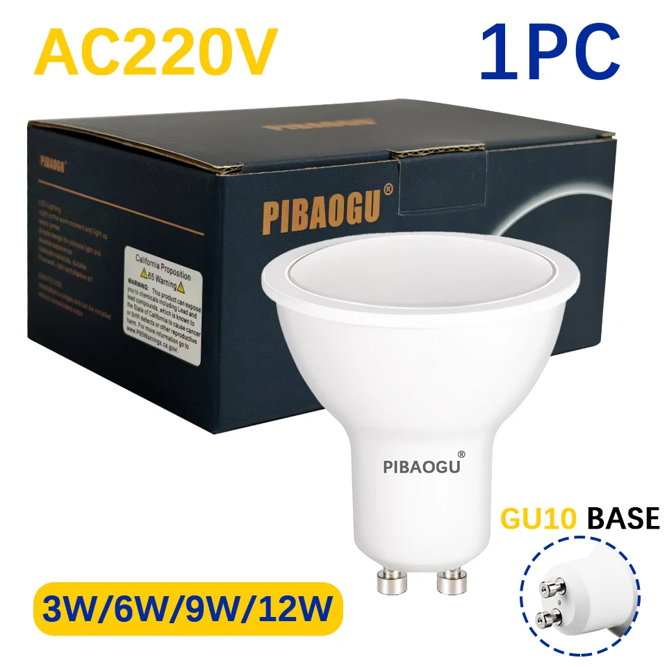 LED Bulbs Spot Light GU10 Light Bulbs Led Spotlights AC220V Led Bulb Bombillas Replace The 50W Halogen Lamps For Home Decoration