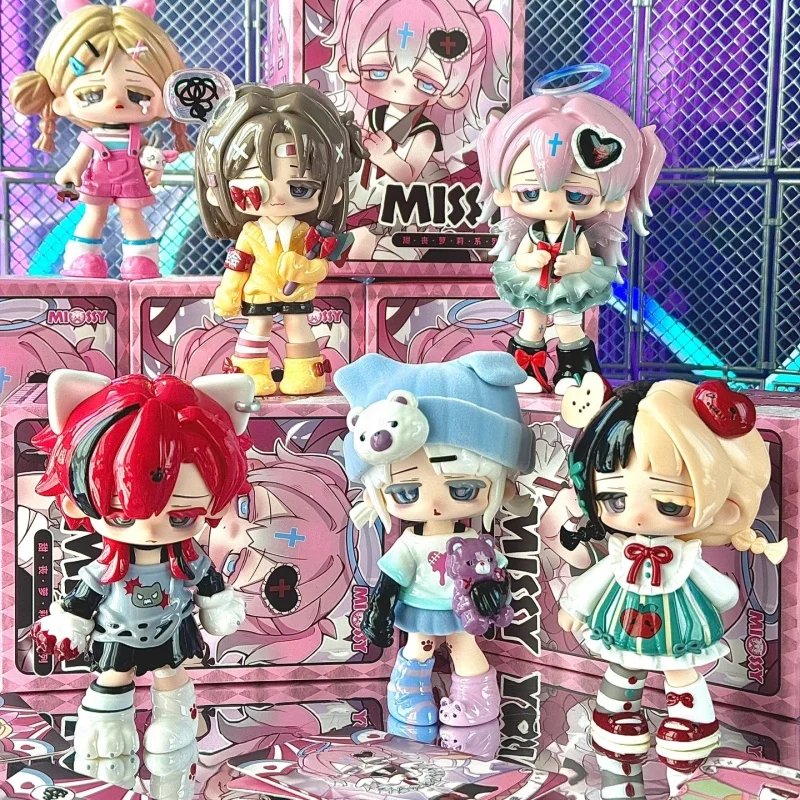 

In Stock Missy Series Sweet Mourning V2 Crow Paradise Lolita Blind Box Doll Kawaii Anime Figure Ornamen For Girl'S Birthday Gift