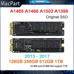 MacBook Air用のオリジナルのソリッドステートドライブ,128GB, 256GB, 512GB, 1テラバイト,a1465,a1466,macbook pro a1398,a1502,2013, 2015, 2017