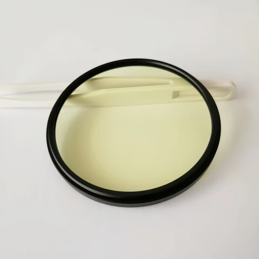 25-82mm Yellow Dehaze Filter Landscape Photography 450nm Absorption Cutoff IR Transmission Machine Vision Glass Lens GG455