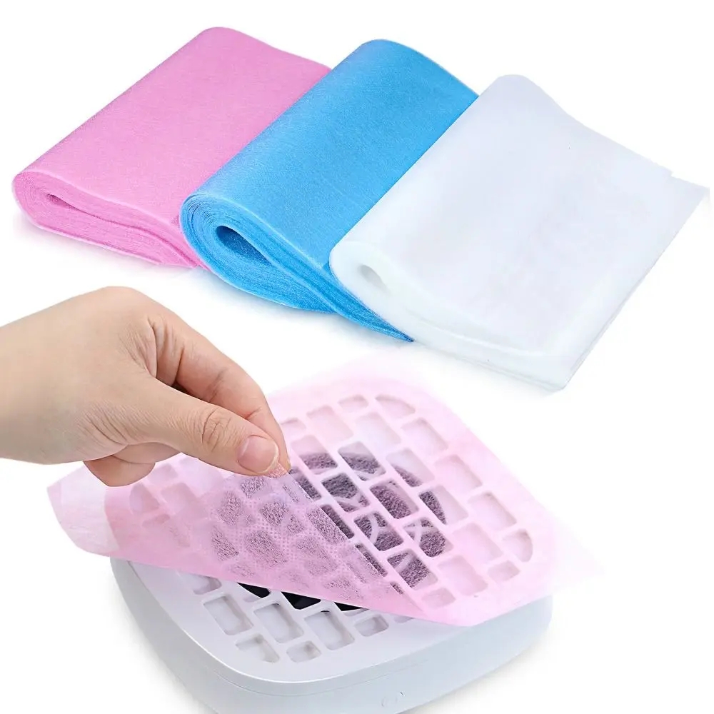 Picture 3: 100pcs Comfortable Nail Vacuum Cleaner Filter Paper Non-woven Flexible Nail Dust Collector Paper High Precision Fine Filtration