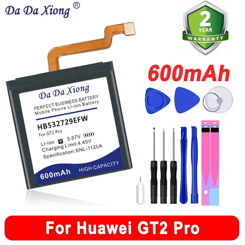 

DaDaXiong High Quality 600mAh Replace The Battery For Huawei Watch 3 46mm GLL-AL00 HB532729EFW