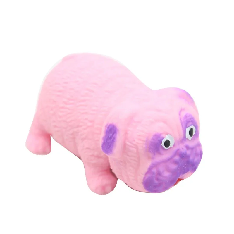 TOPMAYA Anti-Stress jouet carlin chien presser Fidget jouets Tpr Squishy drôle soulagement du Stress pour enfants adultes cadeau accessoire 1 pièces J166