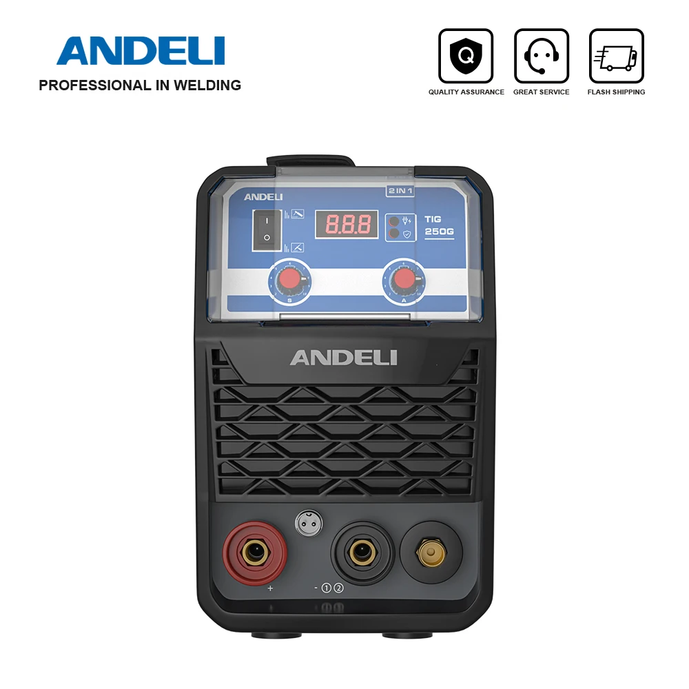 ANDELI 220V TIG Welding Machine 180A TIG/ARC 2 in 1 DC Inveter Welder DIY Household TIG Welder for Begineers Welding Equipment