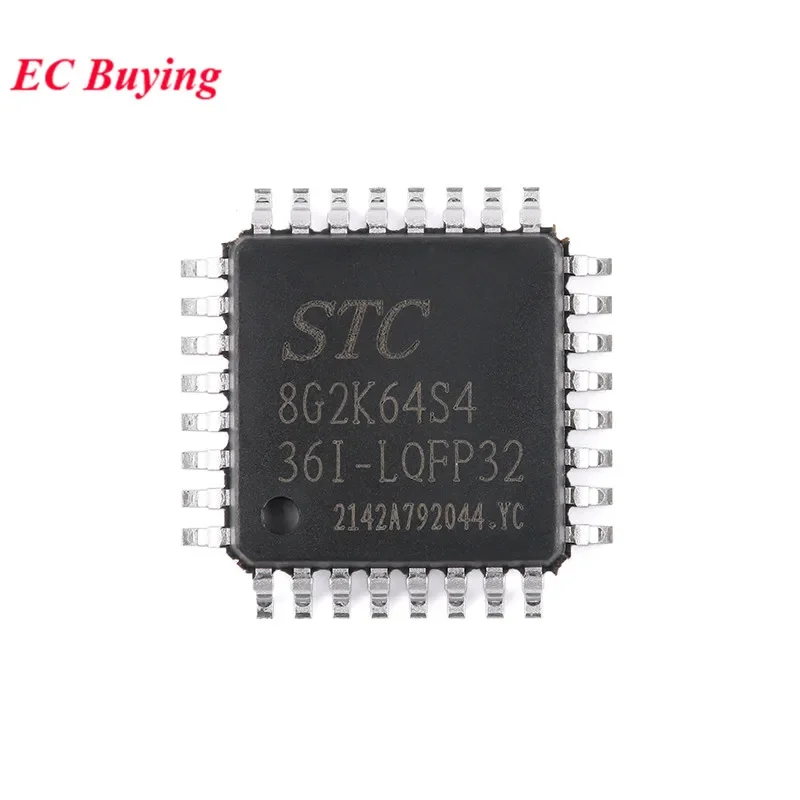 STC8G2K64S4 STC8G2K64S4-36I STC 8G2K64S4 LQFP32 Single Chip Enhanced 1T 8051 Microcontroller MCU IC Controller Chip Original