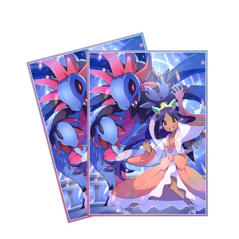 Lot de 50 protège-cartes Iris Iron Jugulis pour cartes de collection WS Anime Game, étui de protection, cadeau, jouet, 66*91mm