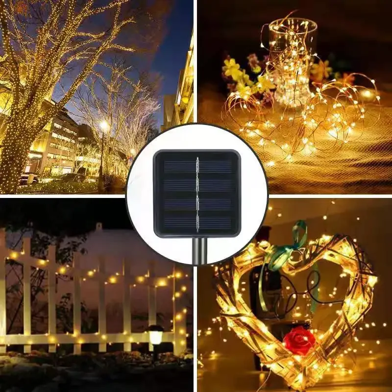 LED Solar Lichtslingers Waterdicht Vakantie Kerstfeest Halloween Decoratie