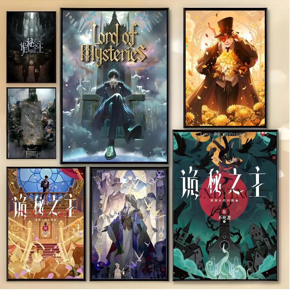 Mysterious Novel L-Lord of Mysteries Poster Unique Home Decoration Ideas & Stylish Interior Art