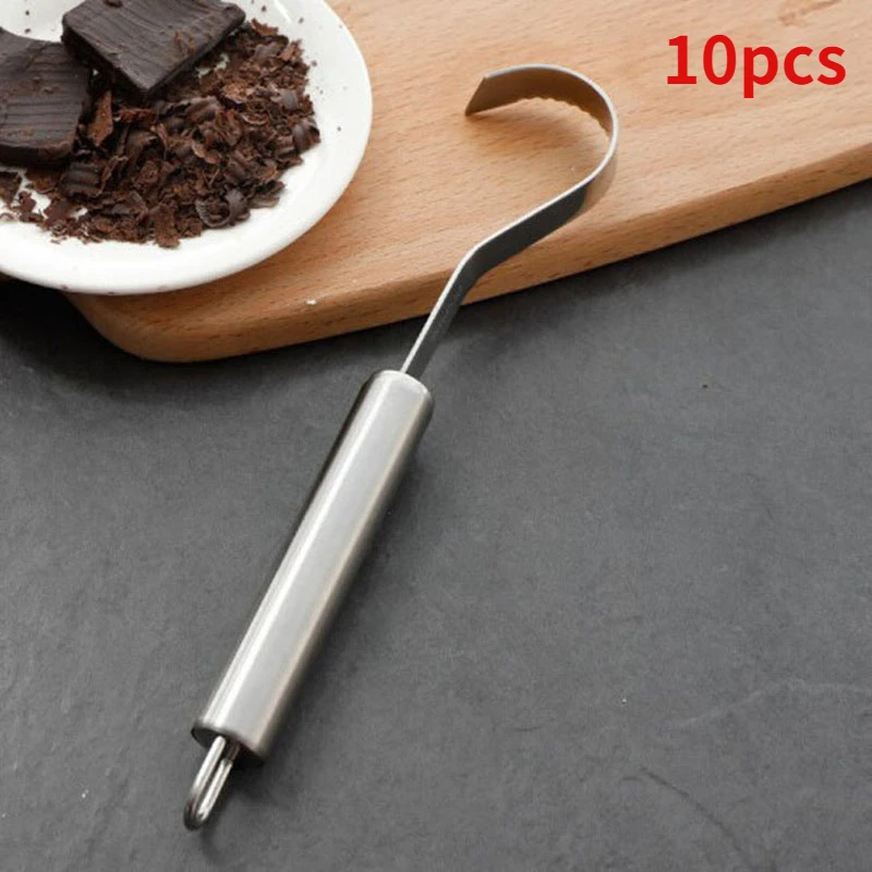 

10pcs/lot Stainless Steel Cheese Grater Scraper Chocolate Chip Cutter Slicer Knife Shavings Baking Tools