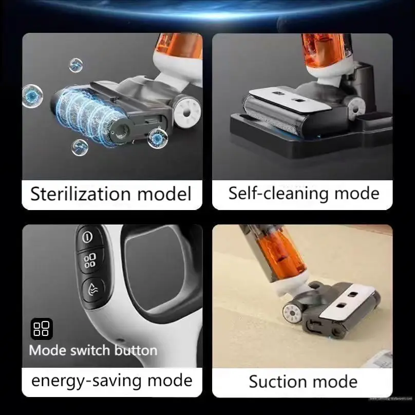 Multi-Functional Rechargeable Household Vacuum Cleaner for Home