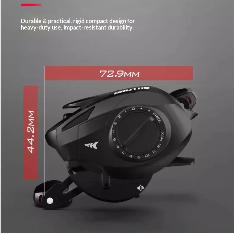 KastKing Brutus Baitcasting Reel Magnetic‑Brake Anti‑Backlash Long‑Cast for Fresh‑Salt Water Outdoor Anglers