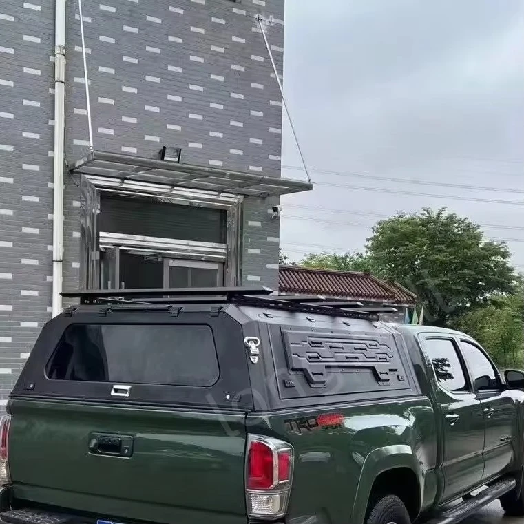 

Tailored Size Truck Bed Topper for tacoma 5ft Camping Cap Steel Canopy Waterproof Bed Top Cover American Trucks