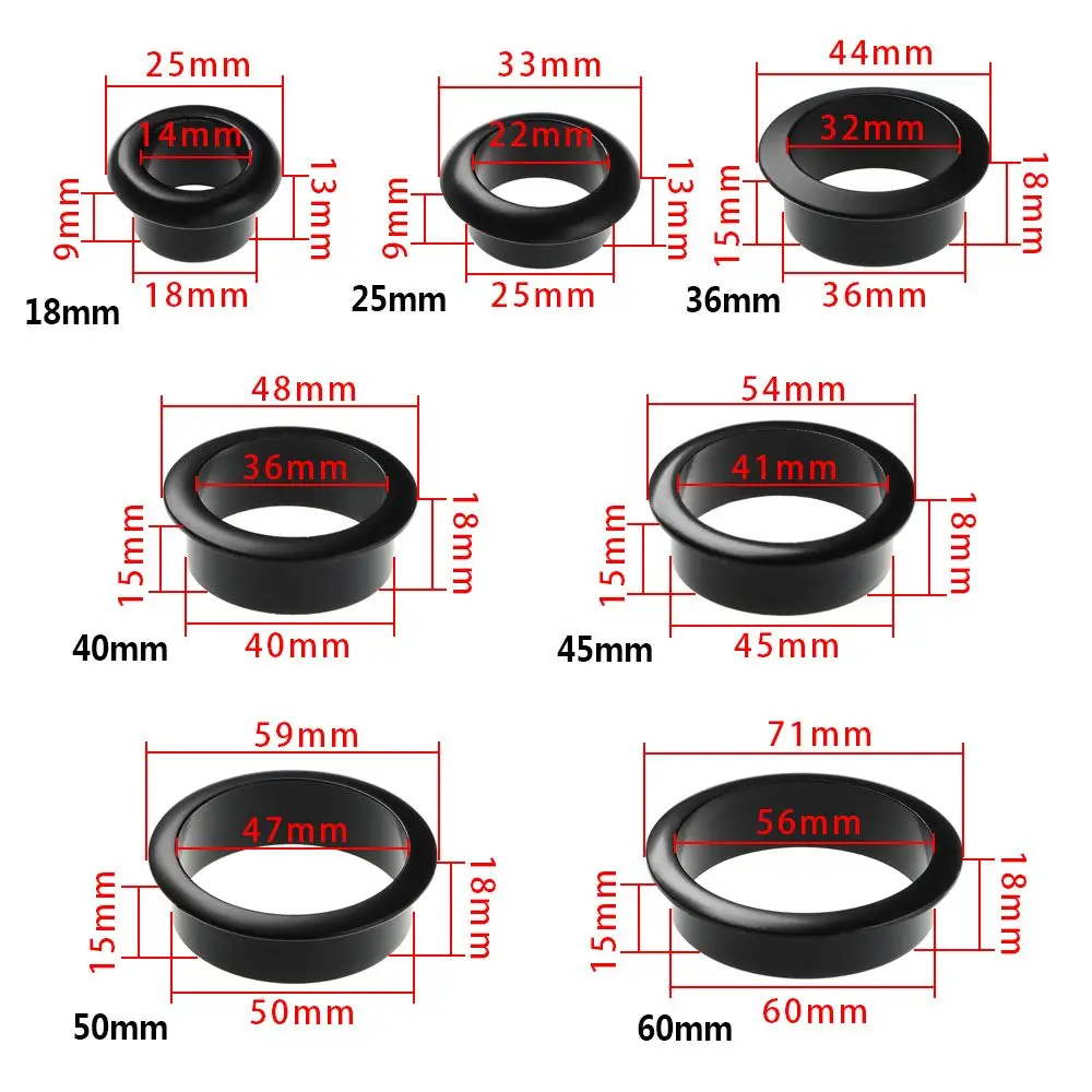 Tidy Hardware Cable Clamp Buckle Line Office Computer Grommet Line Box Wire Hole Cover Desk Table Cable Fastener