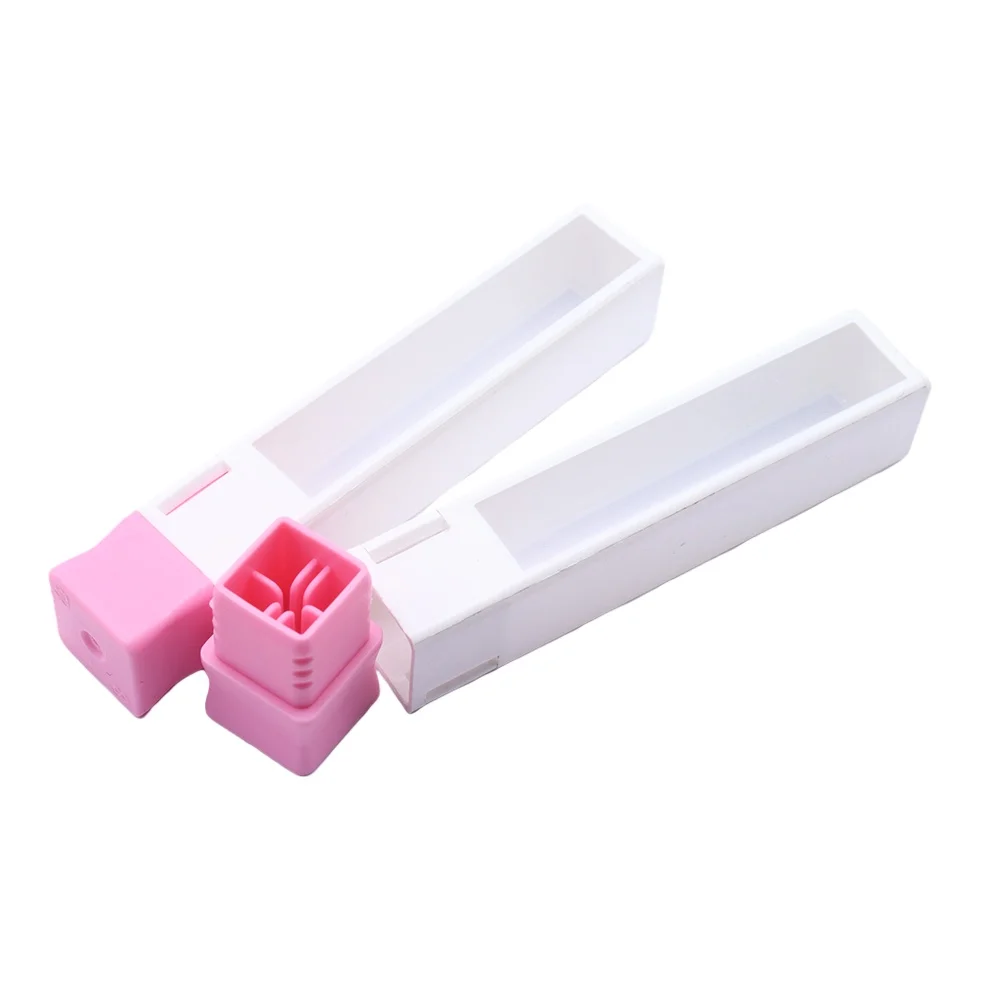 5/10Pcs New Design Pink Storage Box Plastic Empty Packaging Tubes for Grinding Heads with a 2.35mm Bore Diameter.