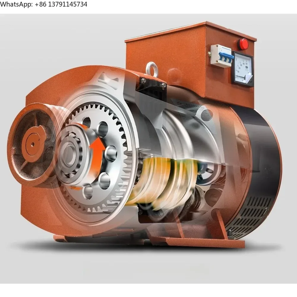 

Diesel generator set 5/8/12/15/20KW single phase three phase 220V 380V full copper wire