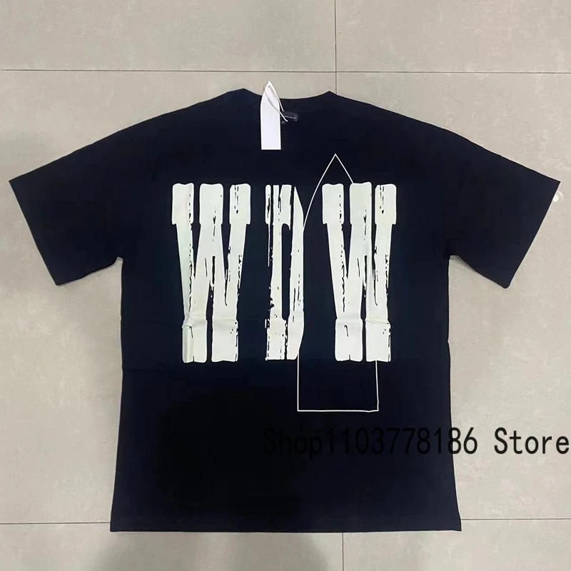 Europe American Fashion Brand WHO DECIDES WAR T-shirt Pop Hot Sale Classic Letter WDW Print Top Tee Who Decides War Short Sleeve