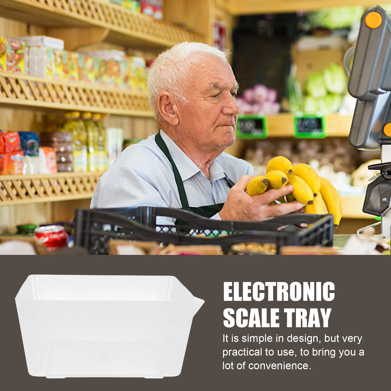 

2 шт. акриловые прозрачные подносы для взвешивания продуктов, для электронных весов, для домашнего и коммерческого использования, легко моются, компактные