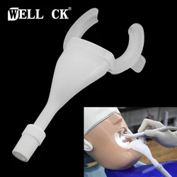 1pc Dental Mouth Opener HVE Suction Droplets Dental Cheek Lip Retractor Suction Mouth Opener for Dental Chair HVE Suction