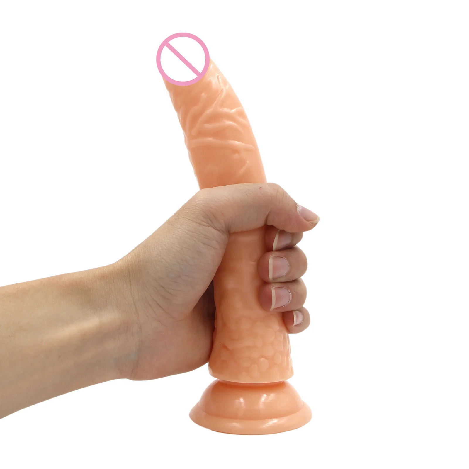 Consolador Flexible con ventosa para mujer, pene realista Anal, artículos eróticos, Juguetes sexuales para Adultos 18, masturbador femenino, punto