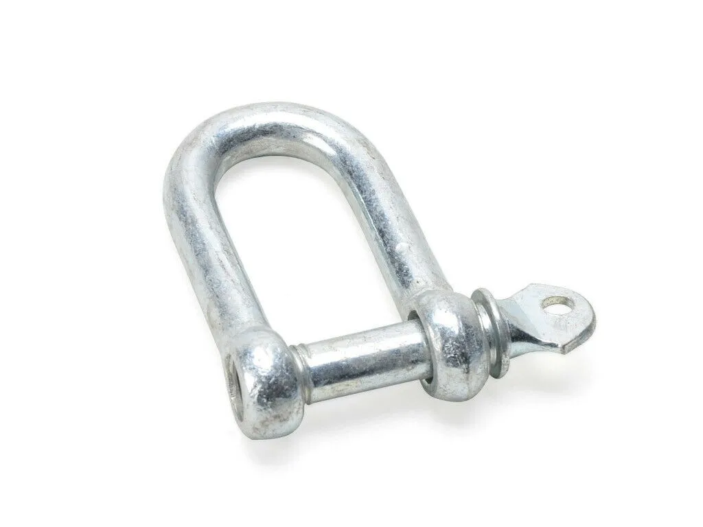 Aço inoxidável Lifting Towing Bow, Profundo D Link Rigging Grilhões, Marinha, Manilha de alta qualidade com ferramentas de pinos roscados, 5mm - 10mm