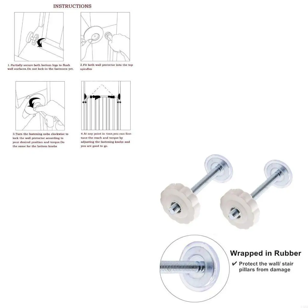 

4 шт. Детская лестница, ограждение, крепежный болт, гайка, крепежная гайка для защитной двери, фурнитура L8RB
