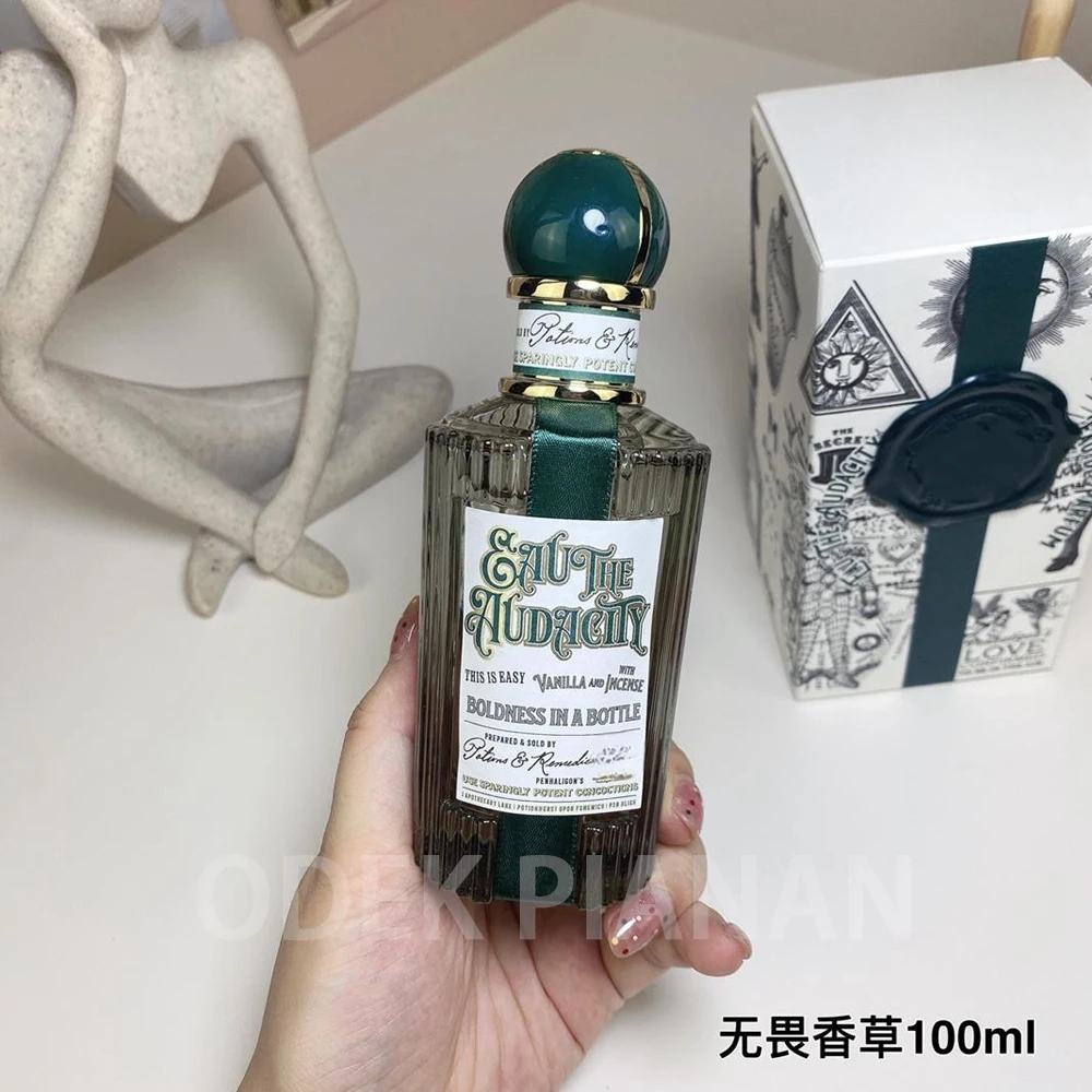 100ml marca de calidad Eau de Audacity Unisex Perfume de nicho duradero aroma Floral feromonas hombres Colonia Balminess Spray corporal
