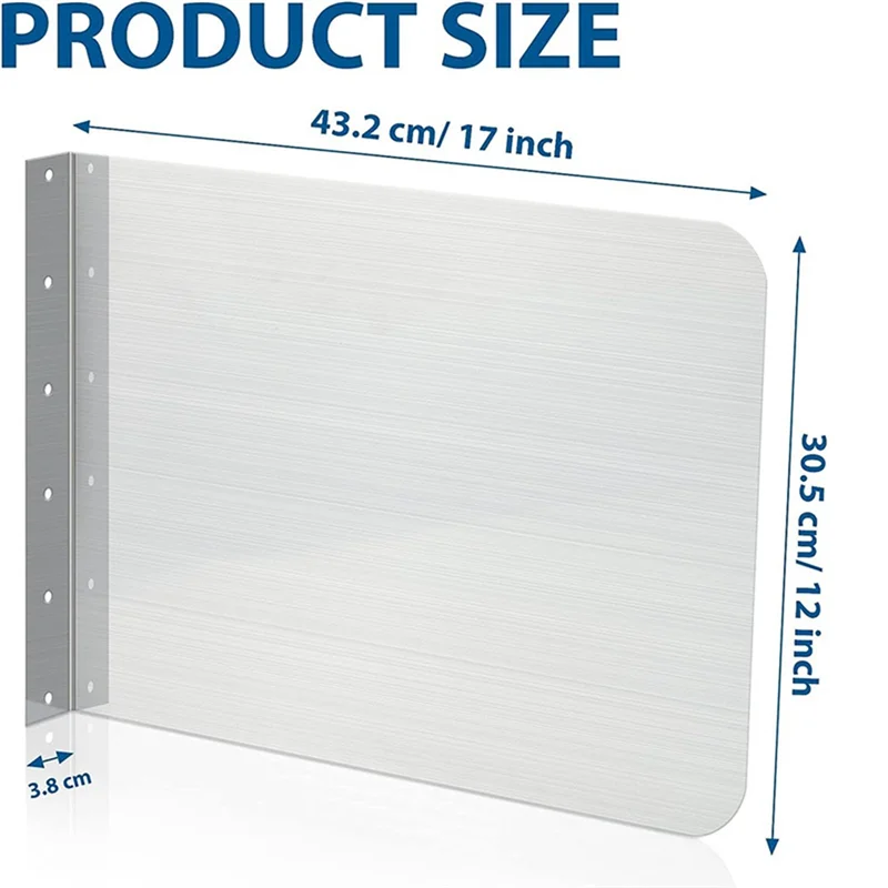 Pelindung Air Wastafel Dapur, Pelindung Papan Wastafel Papan Penyekat Cuci Piring, Pelat Penahan Wastafel Anti Percikan