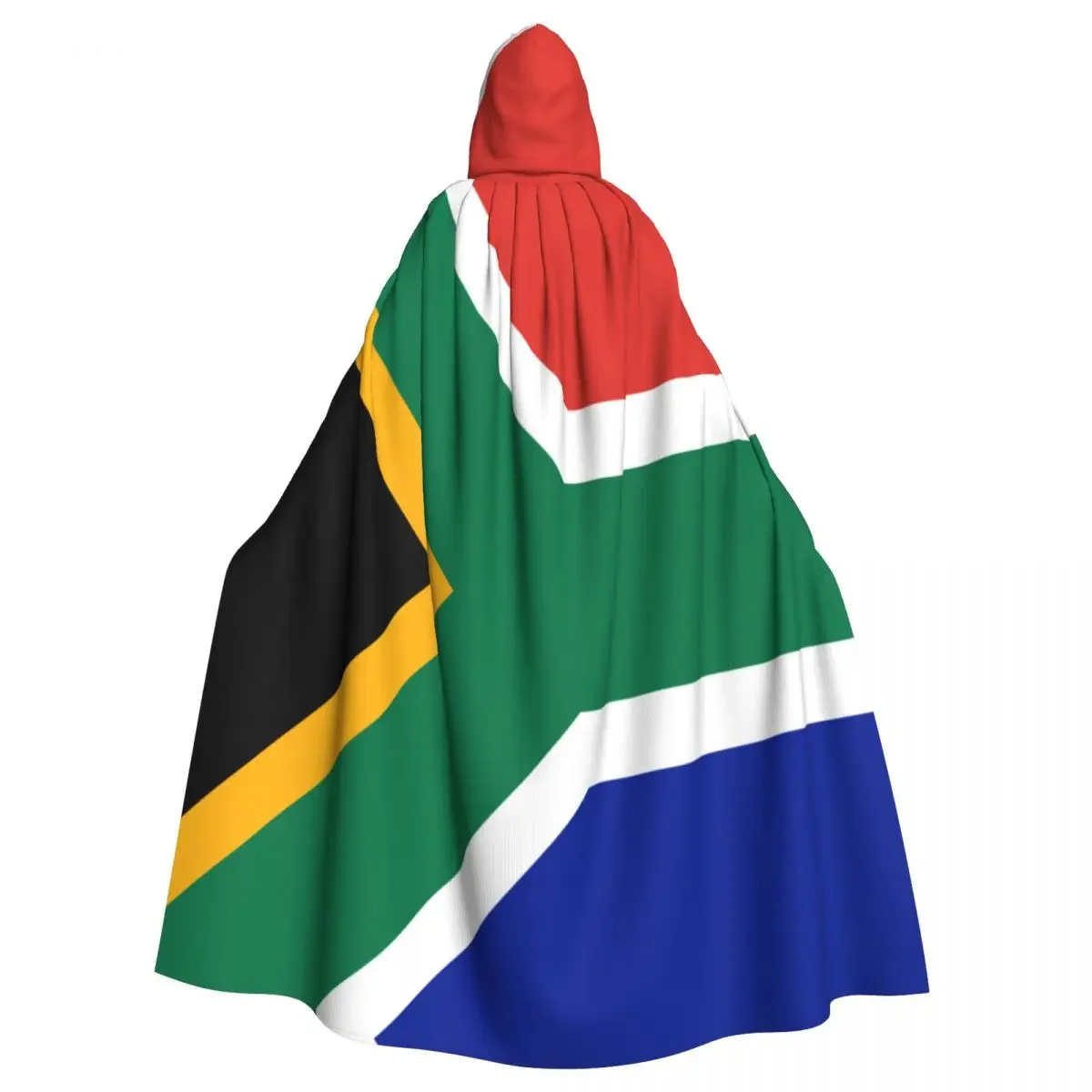 South Africa Flag Unisex Cloak with Hood Cloak Vampire Witch Cape Cosplay Costume