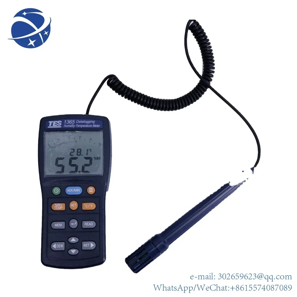 

yyhc TES-1365 Datalogging Temperature Humidity Meter Thermometer Hygrometer with RS-232 Interface & Windows Software