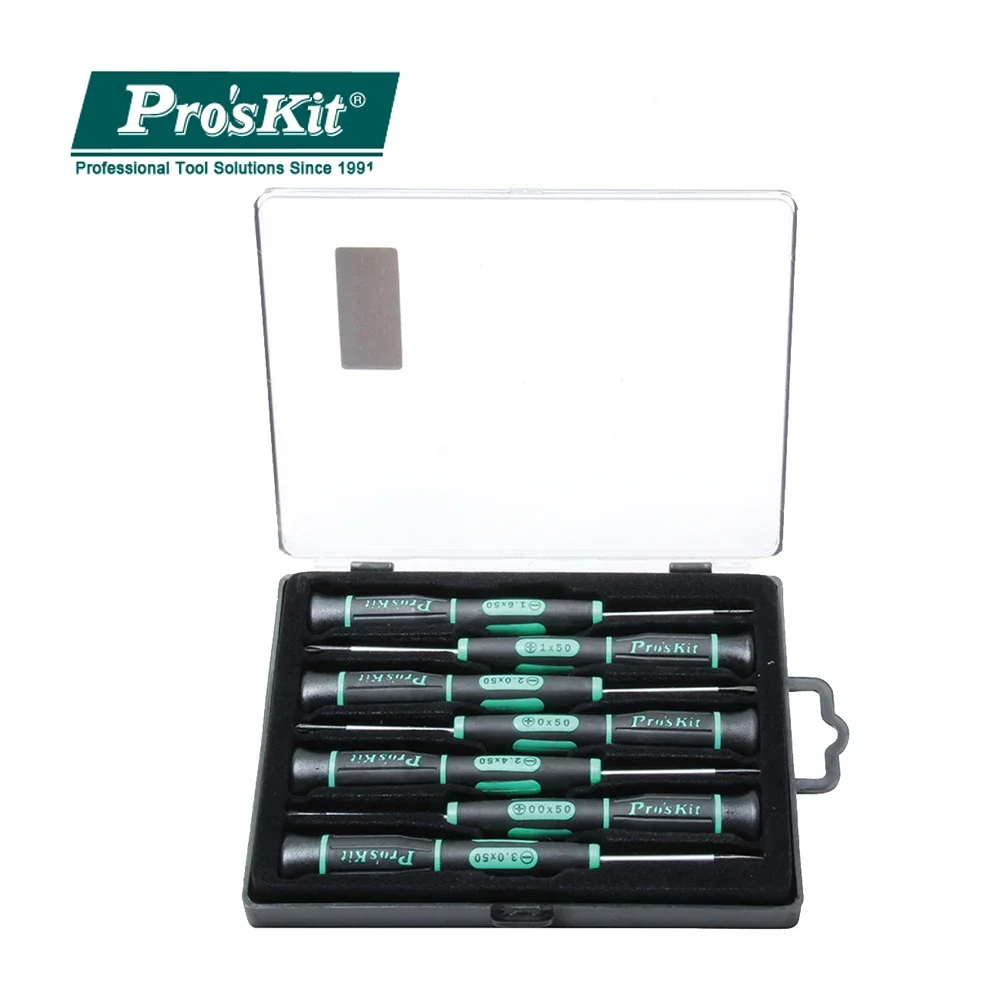 Pro'sKit SD-081A 7Pcs Electronic High Quality Precision Screwdriver Set Multi-function Electronics Repair Phone Clock and Watch