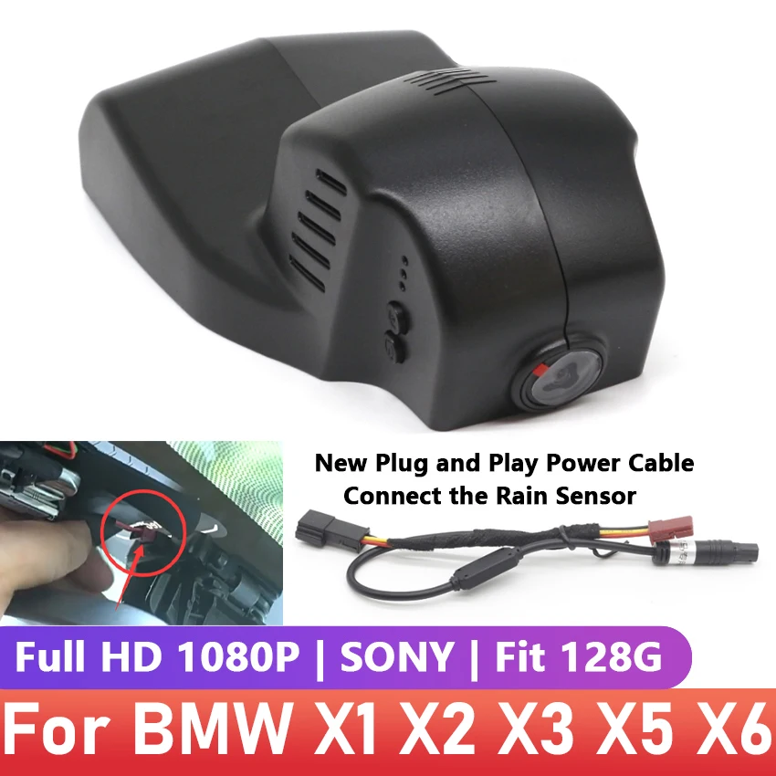 

Easy Installation Car DVR Wifi Dash Cam Video Recorder Camera For BMW X1 X2 X6 F48 X3 F25 F10 F30 F36 X5 F15 535i GT Dashcam