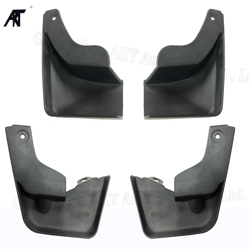 Black Front &Rear Mud Fender Flaps Splash Guard Mudflaps Mudguard Cover Trim For Toyota VITZ 2010-2018 Mud Flap