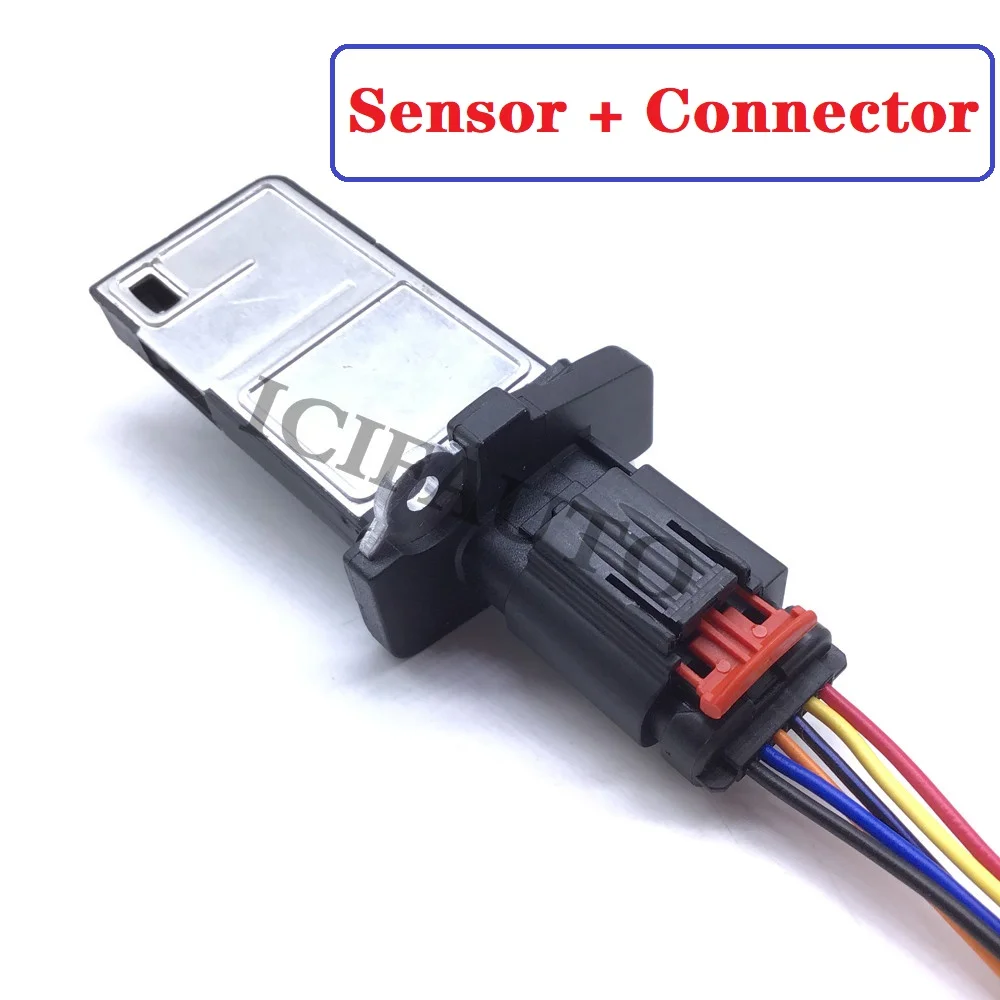 Mass Air Flow Meter Sensor or Connector for 2006 Ford Focus II 1.8 85kw KKDA OE# 4M51-12B579CC, AFH-7055, 4M5112B579CC