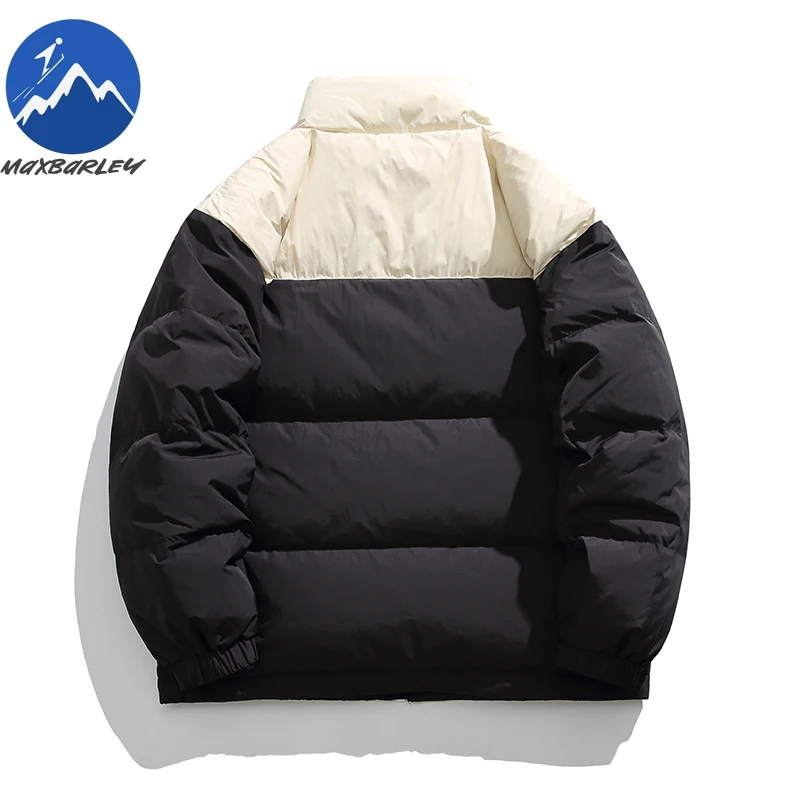 Maxbarley Down Jacket Leisure High Street Windproof Stain Resistant Filler Down Bead Craft New Standard Insulated Winter Coat