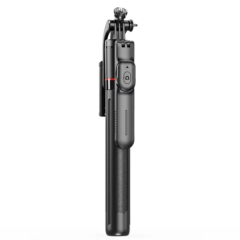 BOSHENG 1.7M Wireless Convenient Remote Control Selfie Handheld Gimbalstick Tripod Foldable Stand with Light Smartphone Stand