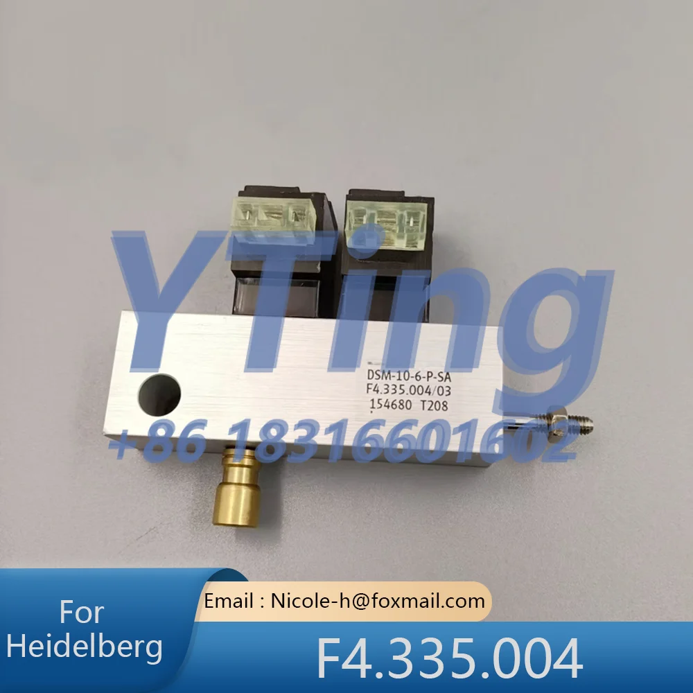 

Heidelberg CD102XL105 Printing Machine Pull Gauge Opening Solenoid Valve F4.335.004