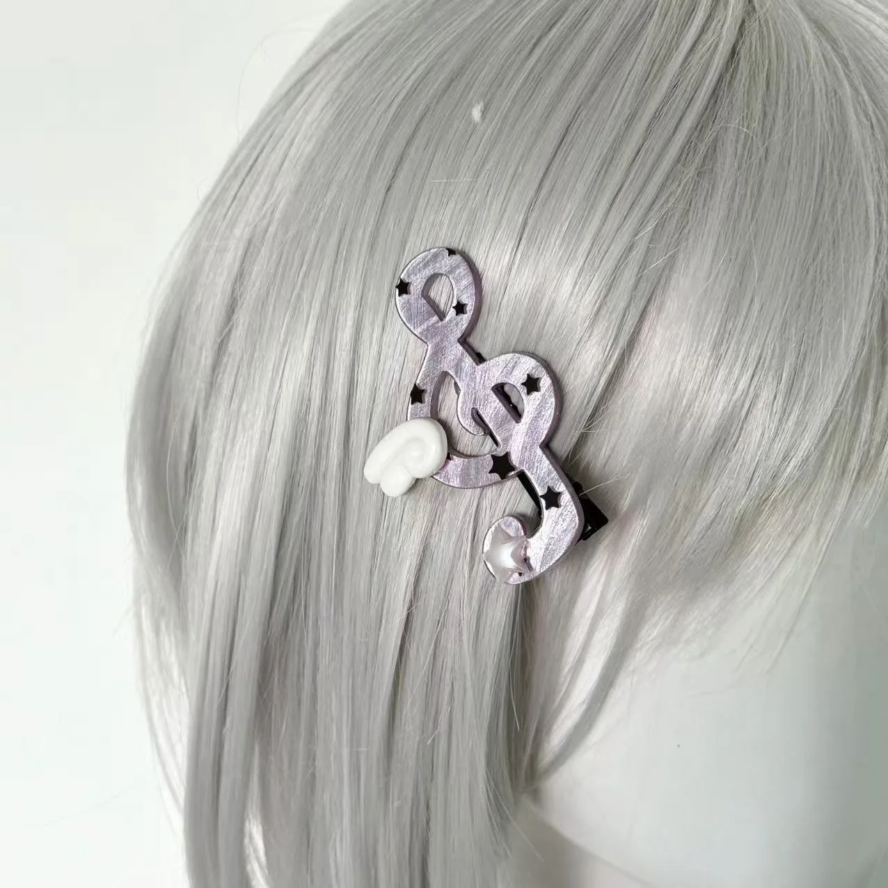1 Pair Y2K Music Note Hair Clip Star Angel Wing Hairpins Women Girls Korean Hair Accessories Hairpin Hair Clip