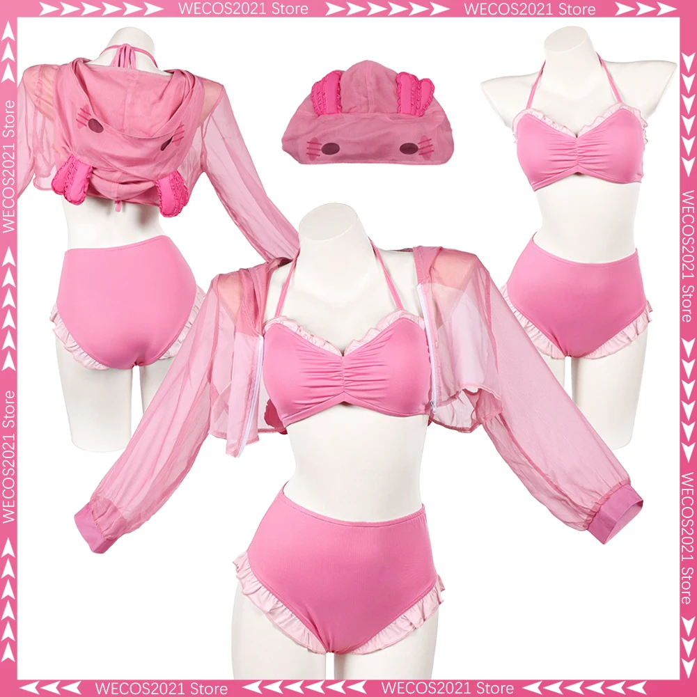 

Костюм-трансформер «Милый зверь-саламандра»: пляжный купальник, сексуальный летний наряд для женщин, костюм на Хэллоуин, женский костюм для ролевых игр