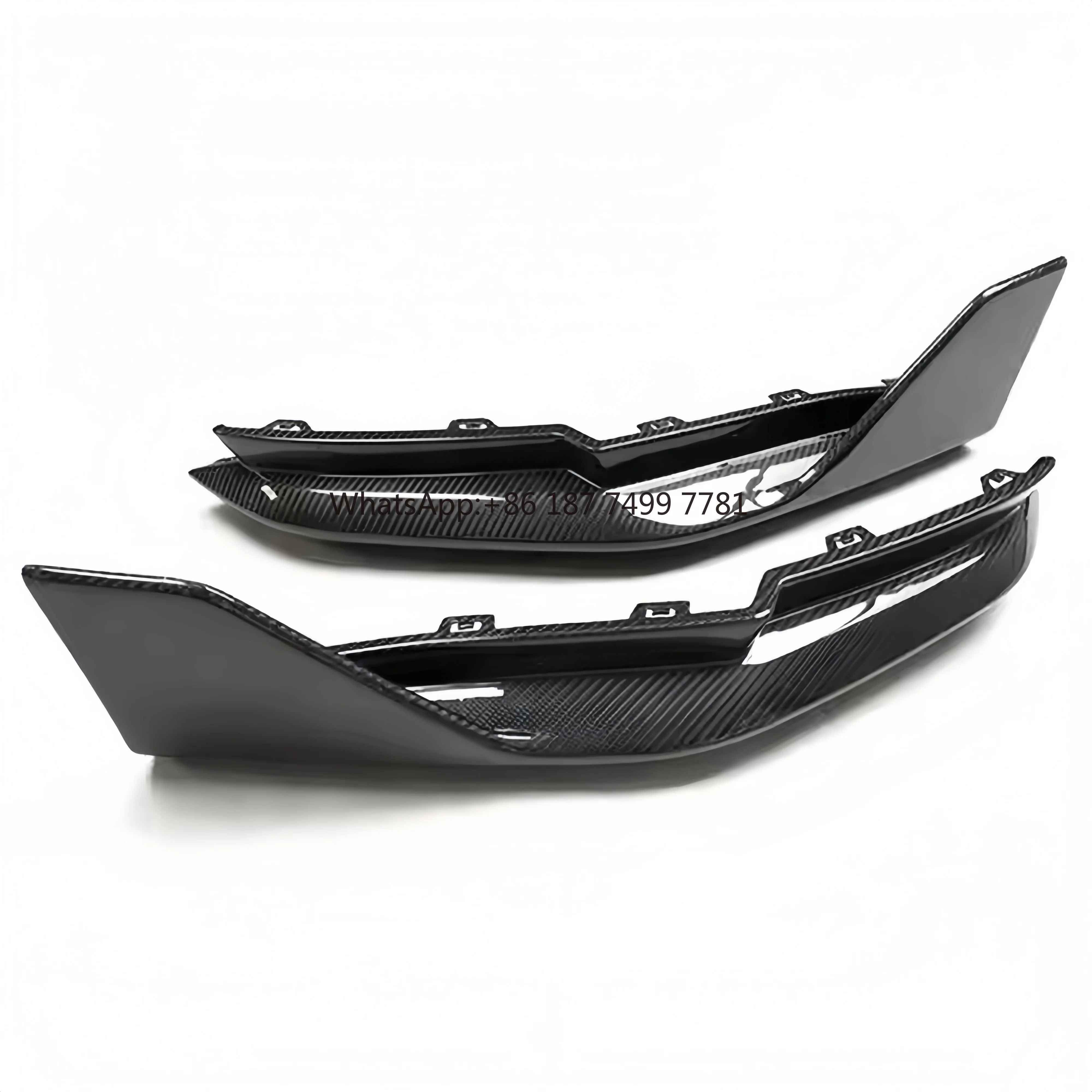 

For . M3 G80 Upgraded with Dry Carbon Fiber Body Decoration, Rear Lip Corner, Rear Bumper Corner