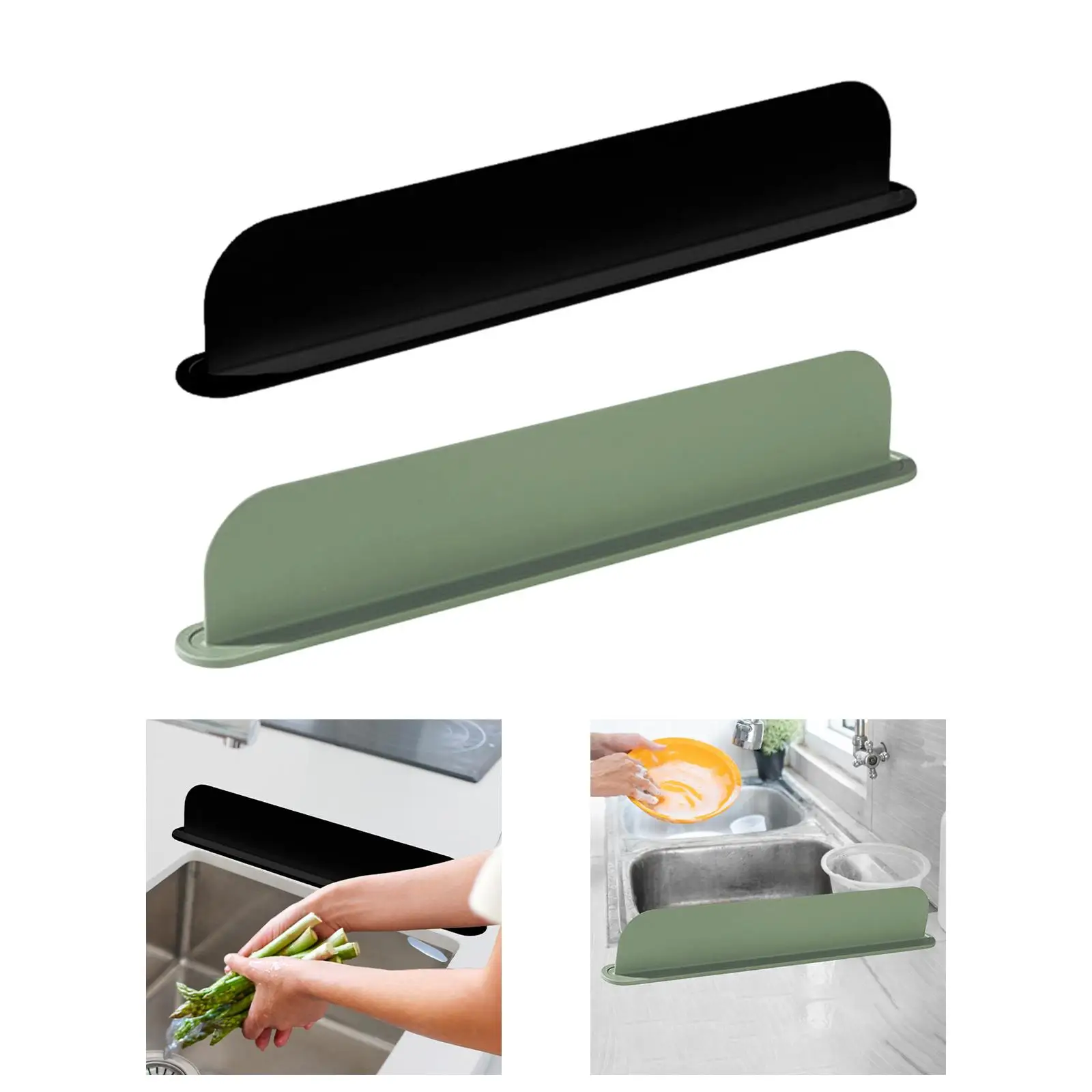Paraspruzzi per acqua lavello da cucina leggero per accessori per isola cucina Deflettore acqua riutilizzabile 19,3x2x3,3 pollici multiuso