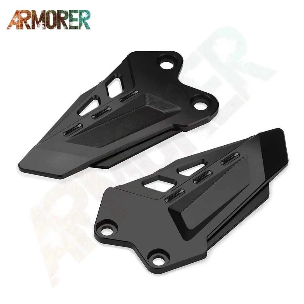 

Motorcycle Decoration Accessories CNC Footpeg Heel Plates Guard Protector For ZX6R ZX 6R ZX-6r zx6r zx-6r 2019 -2025