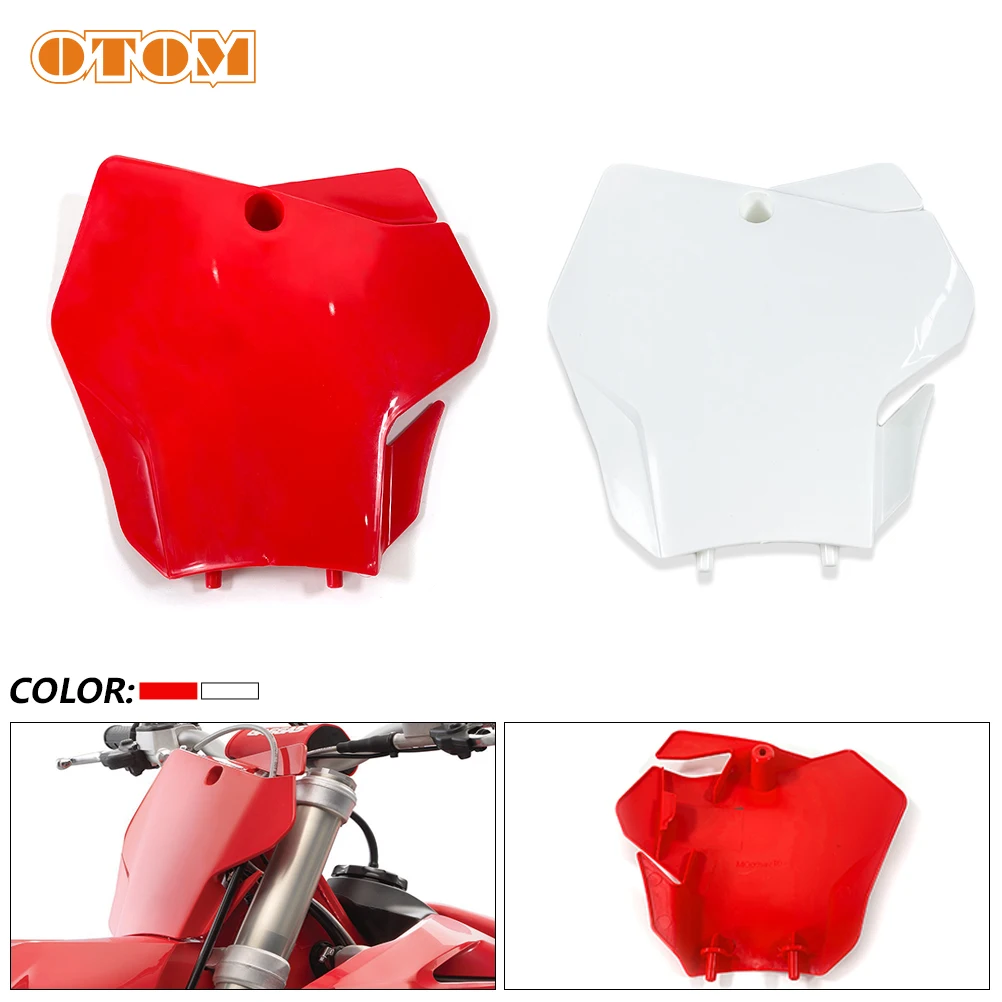 Передний номерной знак OTOM, крышка номерного знака мотоцикла, пластиковое крыло, красное для GASGAS EX EXF MC MCF 125 250 300 350 450 2021-2023