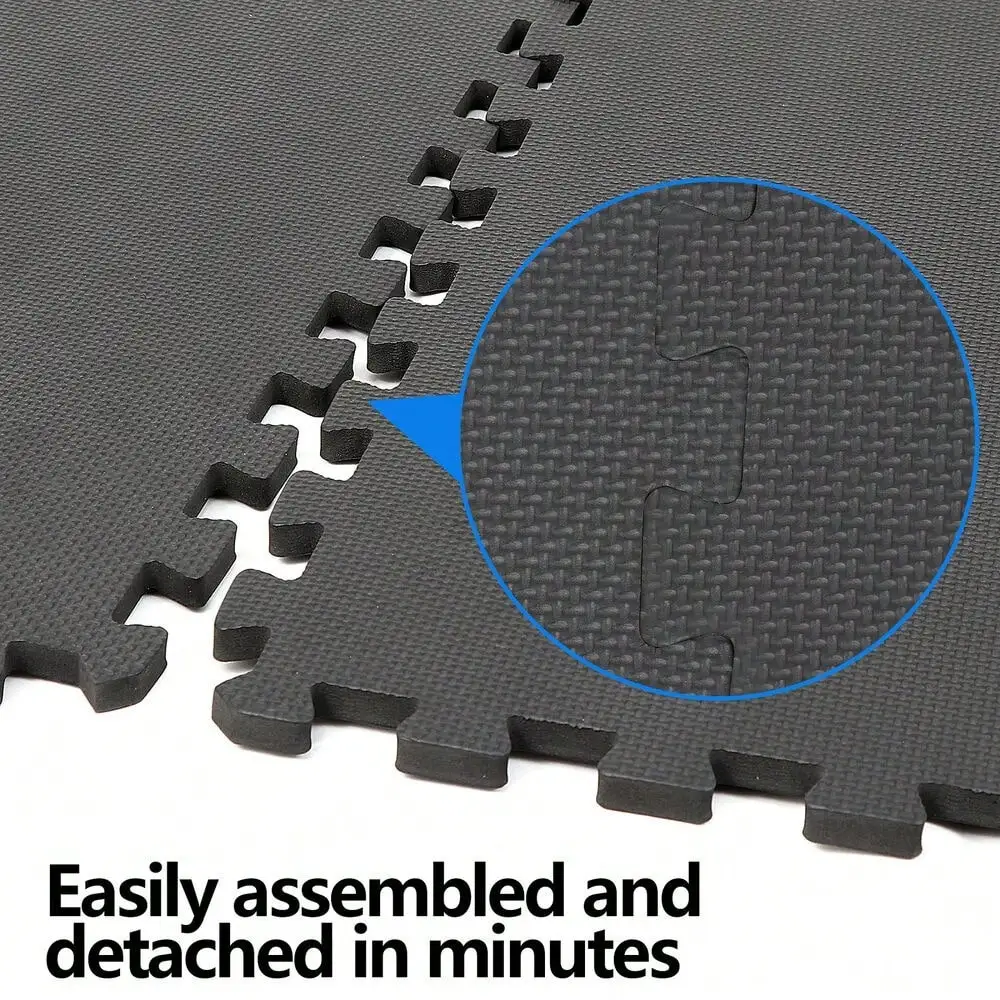 6 قطع من سجادة أرضية التمارين الرياضية المتشابكة Ma 24 بوصة طول × 24 بوصة عرض × 0.5 بوصة #6