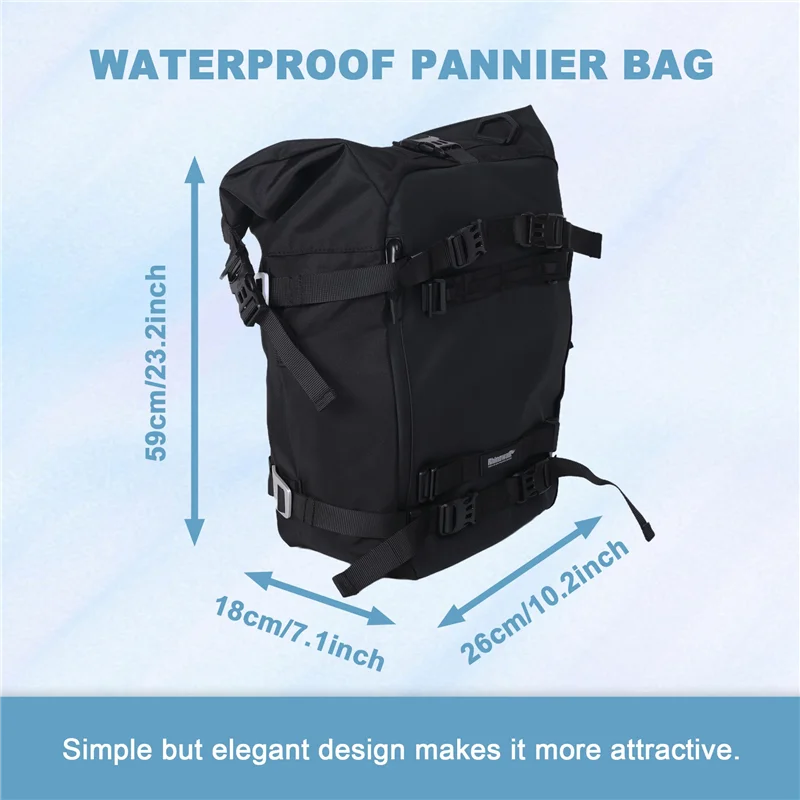 

Сумка Rhinowalk, велосипедная водонепроницаемая сумка для мотоцикла, MTB, дорожная задняя стойка, велосипедная сумка на заднее сиденье, рюкзак