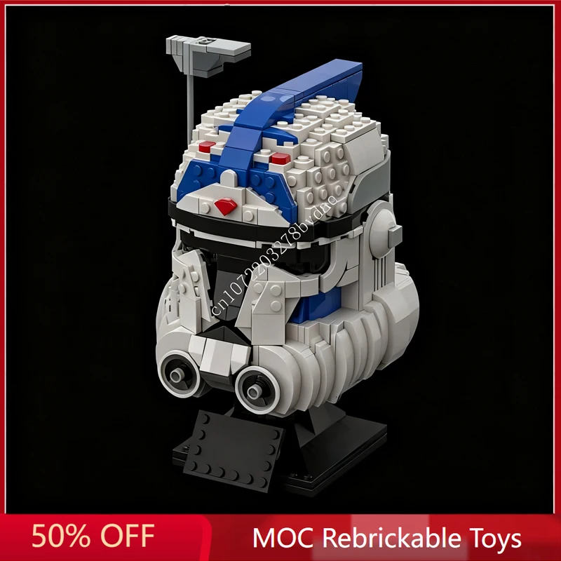 908 ELEMENTÓW Star Plan MOC Hełm Klon Arc Five MOC Model Bitwy Kosmicznej Puzzle Architektura Edukacyjna Model do Składania Prezent Świąteczny